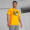 Showcase Basketball Tee Men, Yellow Sizzle, small-THA