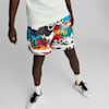 Graffiti Basketball Shorts Men, PUMA Black-Multi Print, small-SEA