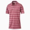 Golf Men's Pounce Stripe Polo, Pomegranate, small-SEA