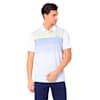 Highlight Stripe Polo Shirt, lemon tonic, small-SEA