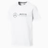 MERCEDES AMG PETRONAS Men's Logo T-Shirt, Puma White, small-SEA