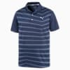 AlterKnit Prismatic Men's Golf Polo, Peacoat Heather, small-SEA