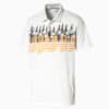 Pines Men's Golf Polo, Chocolate Brown, small-SEA