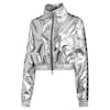 PUMA x THE KOOPLES Cropped Zip-Up Women's Track Top, Silver, small-SEA