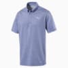 Grill to Green Men's Golf Polo, Surf The Web Heather, small-SEA