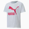 Classics Girls' Tee, Puma White-bright rose, small-SEA