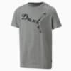Graphic Boys' Tee, Medium Gray Heather-wording, small-SEA