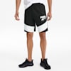 REBEL Block Men's Shorts, Puma Black, small-SEA