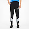 REBEL Block Men's Sweatpants, Puma Black, small-SEA