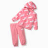 Minicats Amplified Babies' Sweat Suit, Peony, small-SEA