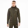Evostripe Hooded Men's Jacket, Forest Night, small-SEA