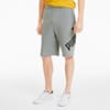Big Logo Men's Shorts, Medium Gray Heather, small-SEA