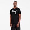 Cat Brand Logo Men's Tee, Puma Black, small-SEA