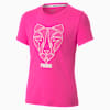 Runtrain Youth Tee, Luminous Pink, small-SEA