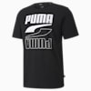 Rebel Short Sleeve Men's Tee, Puma Black, small-SEA