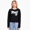 Modern Sports Women's Sweatshirt, Puma Black, small-SEA