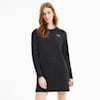 NU-TILITY Crew Neck Women's Dress, Puma Black, small-SEA