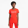 Rebel Graphic Women's Tee, Poppy Red, small-SEA
