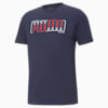 Athletics Big Logo Men's Tee, Peacoat, small-SEA