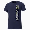 Active Sports Graphic Youth Tee, Peacoat, small-SEA