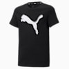 Alpha Graphic Youth Tee, Puma Black, small-SEA