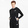 Amplified Full-Zip Women's Hoodie, Puma Black, small-SEA