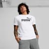 Essentials Logo Tee Men, Puma White, small-THA