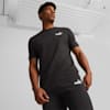 เสื้อยืดคอกลมผู้ชาย Essentials Small Logo Tee, Puma Black, small-THA