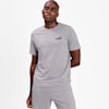 Essentials Small Logo Tee Men, Medium Gray Heather, small-IDN