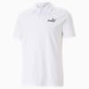 Essentials Pique Polo Shirt Men, Puma White, small-PHL