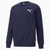 Essentials Small Logo Crew Neck Sweatshirt Men, Peacoat-Cat, small-AUS