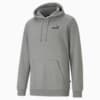 Sudadera con capucha para hombre Essentials Small Logo, Medium Gray Heather, small