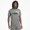 Essentials+ 2 Colour Men's Logo Tee, Medium Gray Heather, small-AUS