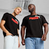 Essentials+ 2 Colour Men's Logo Tee, PUMA Black-red mazing, small-AUS