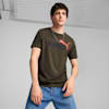 Essentials+ 2 Colour Men's Logo Tee, Dark Olive, small-NZL