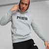 Essentials+ Two-Tone Big Logo Men's Hoodie, Light Gray Heather, small-NZL