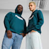 Essentials+ Two-Tone Big Logo Men's Hoodie, Cold Green, small-AUS