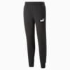 Essentials+ 2 Col Logo Men's Pants, PUMA Black-puma white, small-AUS