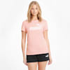 Essentials Logo Tee Women, Bridal Rose, small-THA