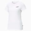 Essentials Small Logo Tee Women, Puma White, small-PHL