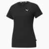Essentials Small Logo Tee Women, Puma Black-CAT, small-SEA