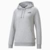 Sudadera con capucha para mujer Essentials Small Logo, Light Gray Heather, small