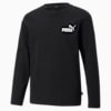 Essentials No. 1 Logo Long Sleeve Tee Youth, Puma Black, small-SEA