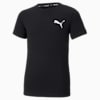 เสื้อยืดโลโก้เด็กโต Active Small, Puma Black, small-THA