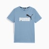 Playera juvenil de dos tonos con logotipo Essentials+, Zen Blue, small