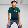 Essentials+ Two-Tone Logo Tee Youth, Malachite, small-SEA