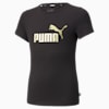 Essentials Logo Youth Tee, Puma Black-Silver, small-SEA