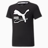 Alpha Youth Tee, Puma Black, small-PHL