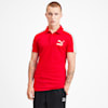 Iconic T7 Men's Polo Shirt, High Risk Red, small-SEA