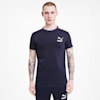 Iconic T7 Slim Men's Tee, Peacoat, small-SEA